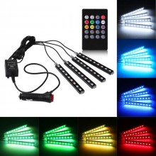 Kit iluminare ambientala led interior masina