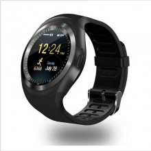 Smart Watch, functie telefon, cartela sim,  monitorizare sedentarism, slot card, negru