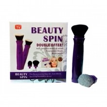 Set 2 pensule electrice pentru machiaj - Beauty Spin mov
