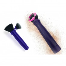 Set 2 pensule electrice pentru machiaj - Beauty Spin mov